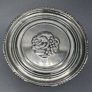 Georg Jensen Coaster Denmark Sterling Silver Pattern 41 Salt Tray Butter Pat